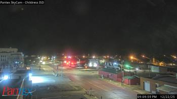 Weather camera view of Childress ISD.