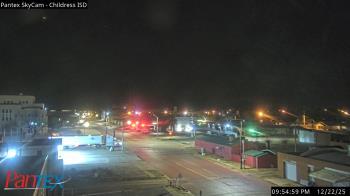 Weather camera view of Childress ISD.