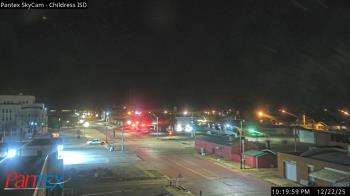 Weather camera view of Childress ISD.