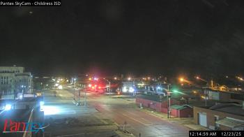 Weather camera view of Childress ISD.