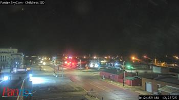Weather camera view of Childress ISD.
