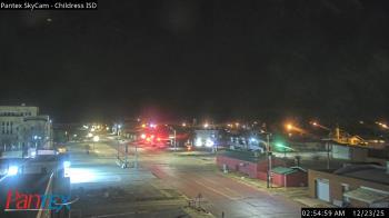 Weather camera view of Childress ISD.