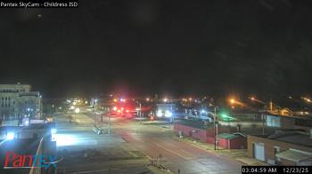 Weather camera view of Childress ISD.