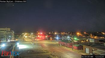 Weather camera view of Childress ISD.