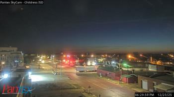 Weather camera view of Childress ISD.