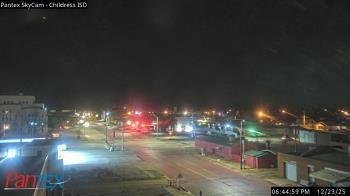 Weather camera view of Childress ISD.