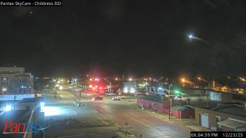 Weather camera view of Childress ISD.