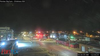 Weather camera view of Childress ISD.