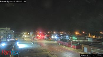 Weather camera view of Childress ISD.