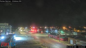 Weather camera view of Childress ISD.