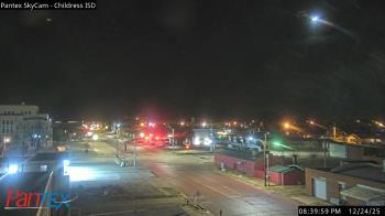 Weather camera view of Childress ISD.