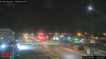 Weather camera view of Childress ISD.