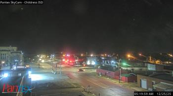 Weather camera view of Childress ISD.