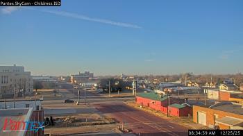 Weather camera view of Childress ISD.