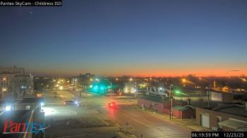 Weather camera view of Childress ISD.