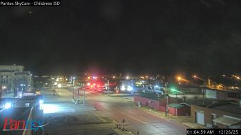 Weather camera view of Childress ISD.