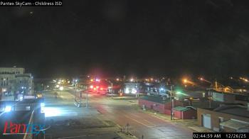 Weather camera view of Childress ISD.