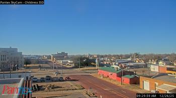 Weather camera view of Childress ISD.