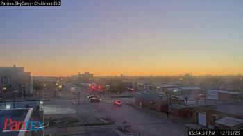 Weather camera view of Childress ISD.