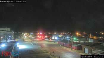 Weather camera view of Childress ISD.
