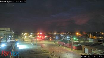 Weather camera view of Childress ISD.