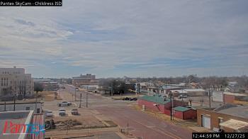 Weather camera view of Childress ISD.