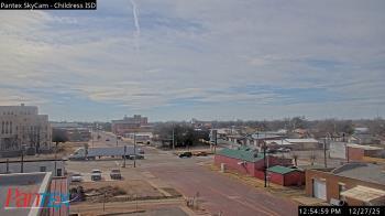 Weather camera view of Childress ISD.