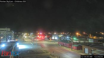 Weather camera view of Childress ISD.