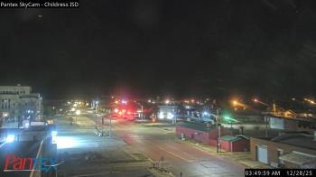 Weather camera view of Childress ISD.