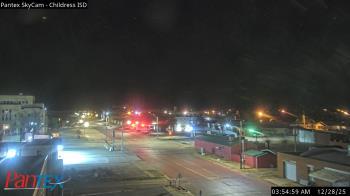 Weather camera view of Childress ISD.