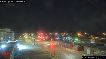 Weather camera view of Childress ISD.