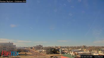Weather camera view of Childress ISD.