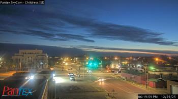 Weather camera view of Childress ISD.