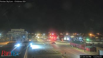 Weather camera view of Childress ISD.
