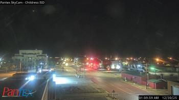 Weather camera view of Childress ISD.