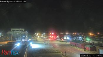 Weather camera view of Childress ISD.