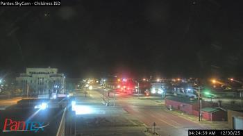 Weather camera view of Childress ISD.