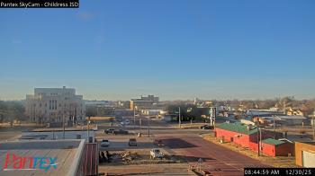 Weather camera view of Childress ISD.