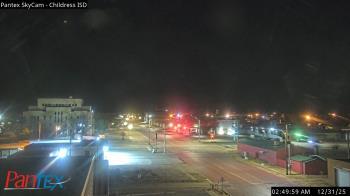 Weather camera view of Childress ISD.