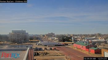 Weather camera view of Childress ISD.