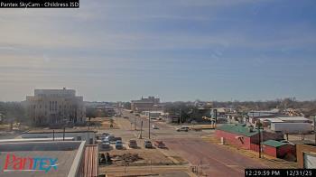 Weather camera view of Childress ISD.
