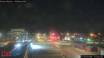 Weather camera view of Childress ISD.