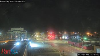 Weather camera view of Childress ISD.