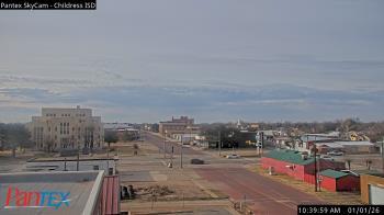 Weather camera view of Childress ISD.
