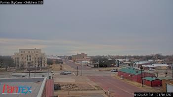 Weather camera view of Childress ISD.