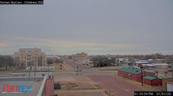 Weather camera view of Childress ISD.