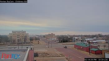 Weather camera view of Childress ISD.