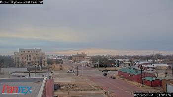 Weather camera view of Childress ISD.