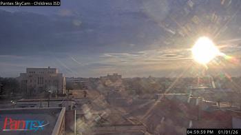 Weather camera view of Childress ISD.