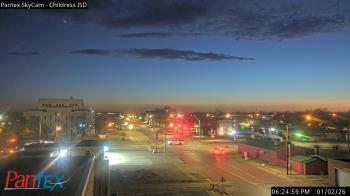 Weather camera view of Childress ISD.